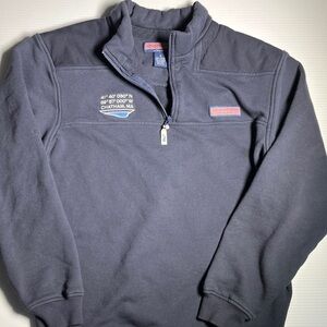 Vineyard Vines Men's Navy Zip-Up Sweater